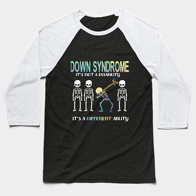 ADHD It_s Not Disability It_s A Different Dabbing Baseball T-Shirt by HomerNewbergereq